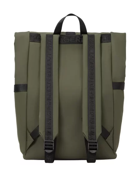 Rucsac Karl Lagerfeld Jeans cu cataramă verde