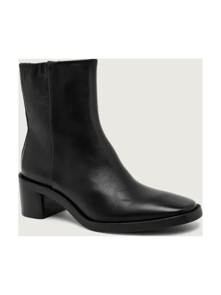 Calvin Klein De piele botine cu negru