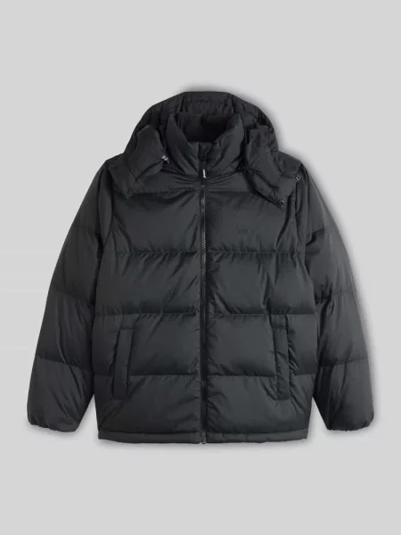 Kurtka pikowana z naszywką z logo w kroju regular fit Levi's czarna