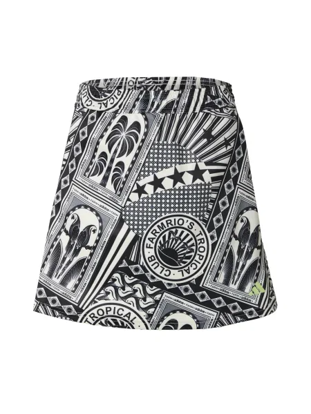 Adidas Fustă trapez FARM Rio negru