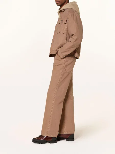 Rough. Jeansy Wide Leg Regular Fit braun brązowe