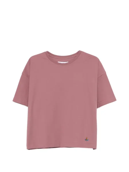 Tricou Vivienne Westwood cu decolteu rotund roz