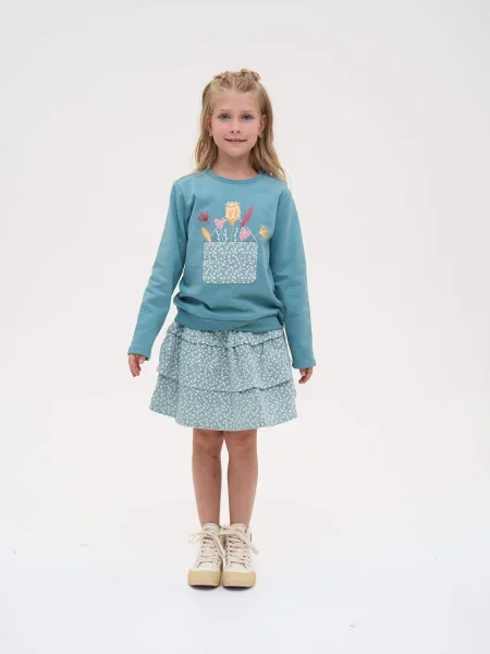 Дитячий Світшот YUMSTER бірюзовий