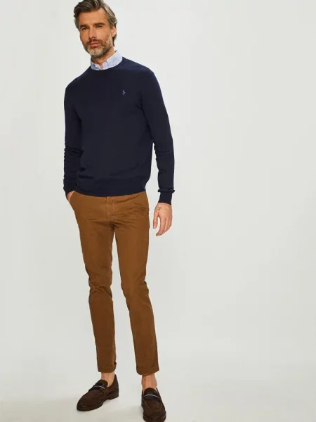 Svetr Polo Ralph Lauren s výšivkou modrý