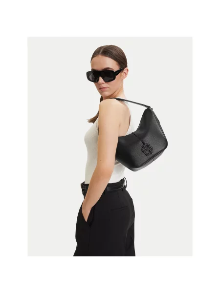 Сумка хобо Boss черная