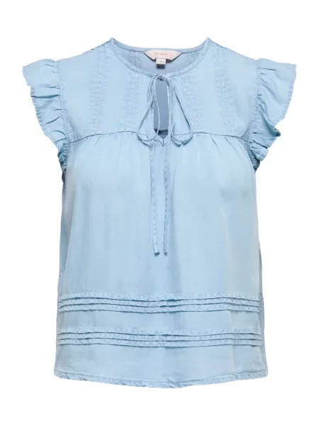 ONLY Bluză ONLCHARIS denim albastru