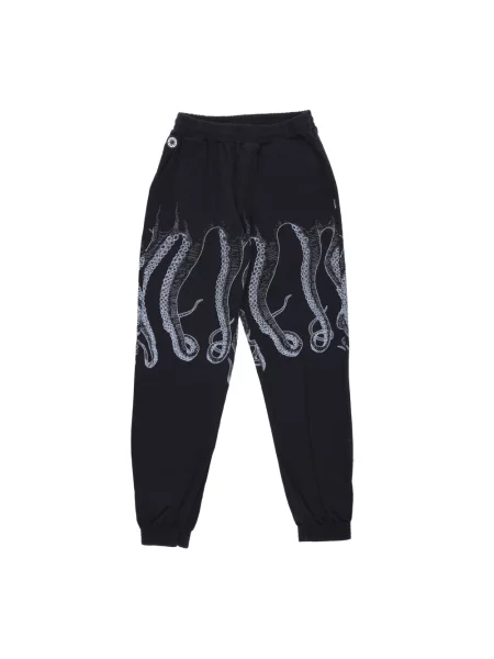 Joggery Octopus z elastyczną talią czarne