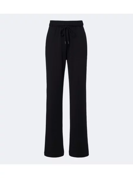 Pantaloni Max Mara de lână negru