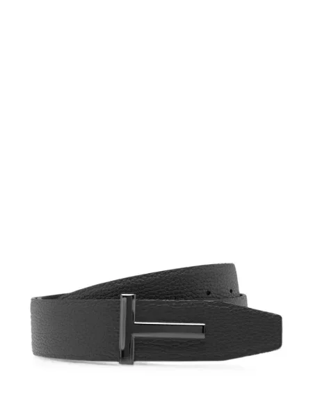 Cu centură reversibil curea Tom Ford cu cataramă negru