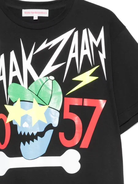 Tricou Walter Van Beirendonck cu imagine negru