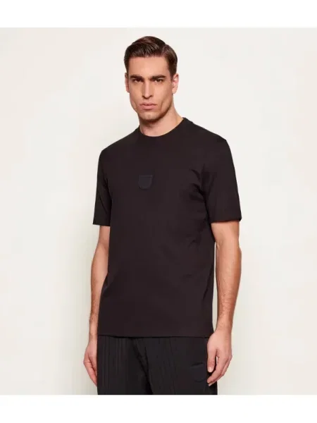 HUGO Tricou Darvish negru