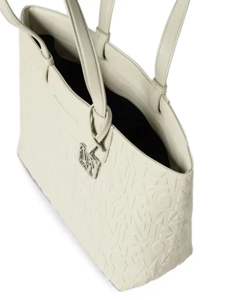 Geantă shopper Armani Exchange cu autograf