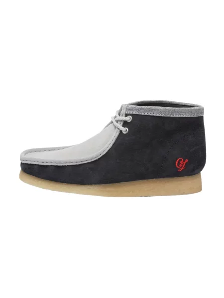 Botki Clarks zamszowe niebieskie