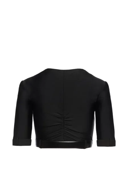 Cu centură bluză Medeea negru