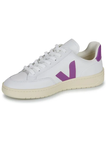 Pantofi Veja din piele alb