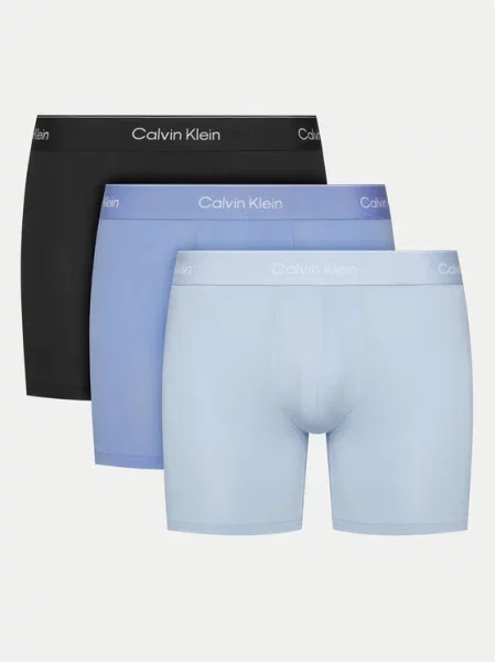 Calvin Klein Underwear Boksarice azur / nebeško modra / črna bela