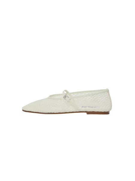 STEVE MADDEN Balerini cu curea glezna Mags' alb