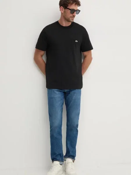 Lacoste tricou bărbătesc din negru