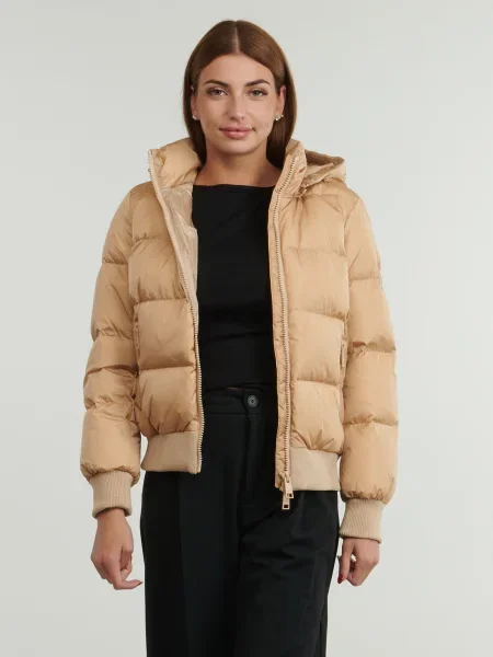 Páperová bunda Armani Exchange béžová