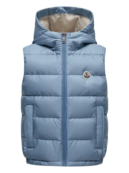 Kamizelka dziecięca Moncler Enfant niebieska