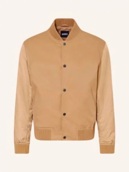 Boss Kurtka Typu College Covor beige beżowa