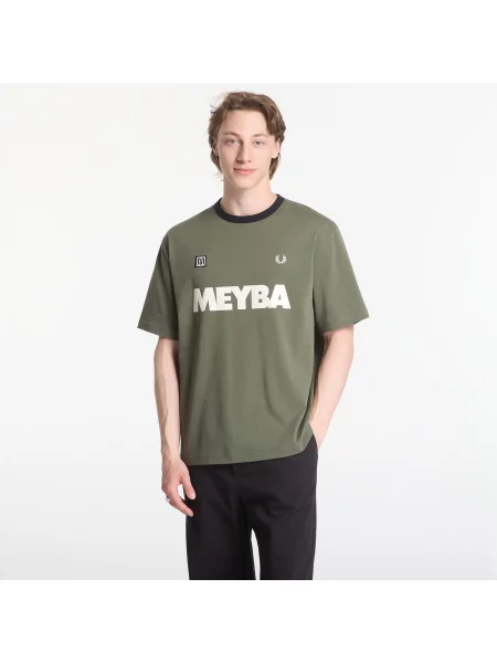 Tričko Fred Perry Meyba Ringer T-Shirt Green L zelené