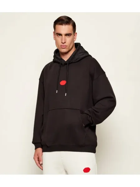 HUGO Hanorac Dilvano | Oversize fit negru