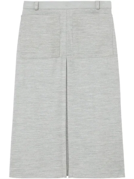 Fusta plisata Burberry gri