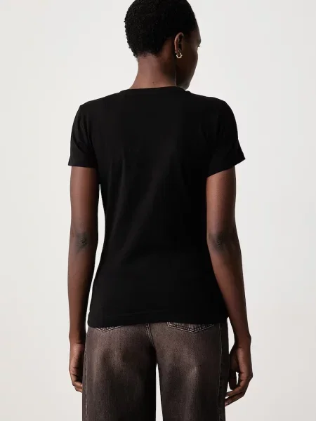 Guess T-shirt z SAVANNA czarna