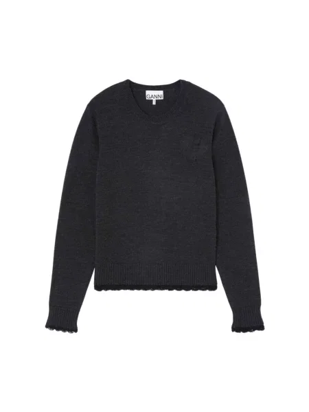 Sweter Ganni czarny