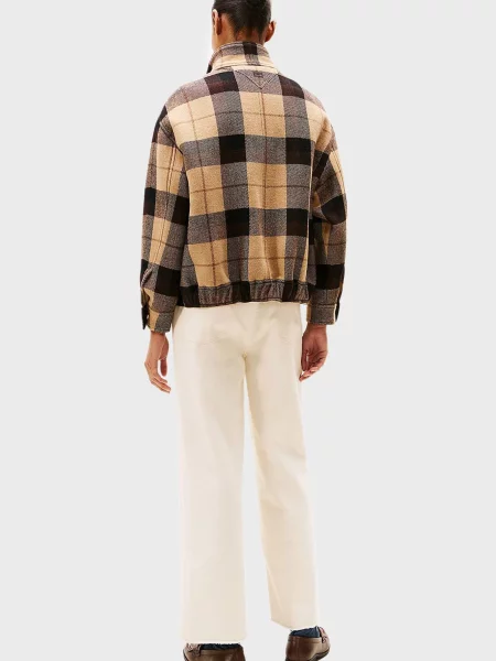 Шерстяное клетчатое пальто Tommy Hilfiger