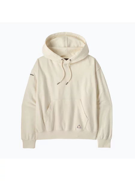 Bluză pentru femei Patagonia Fitz Roy Massif Daily Hoody Wool White alb