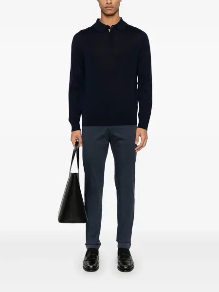 Μάλλινο polo Paul Smith μπλε