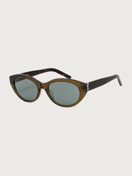 Saint Laurent okulary przeciwsłoneczne brązowe