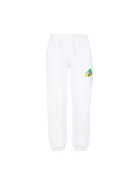 Spodnie dresowe Off-white z logo białe
