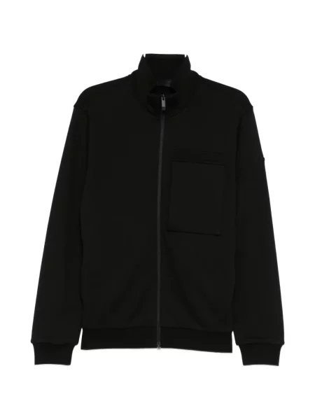 Geacă Moncler cu broderie negru