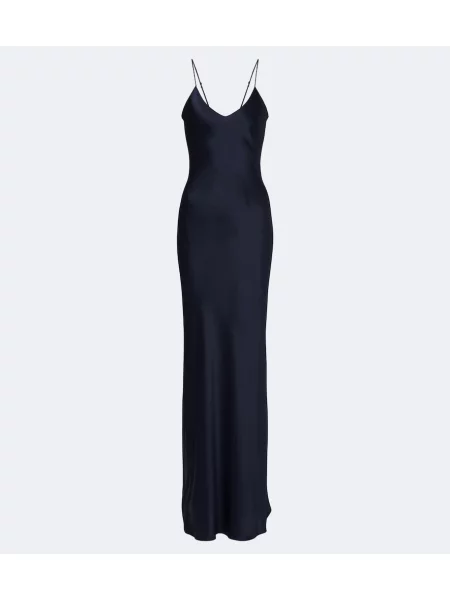 Rochie Nili Lotan din satin albastru