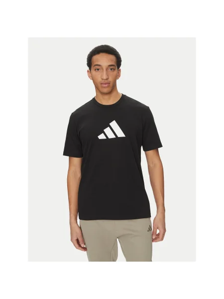 Adidas Póló Future Icons 3 Bar Logo Regular Fit fekete