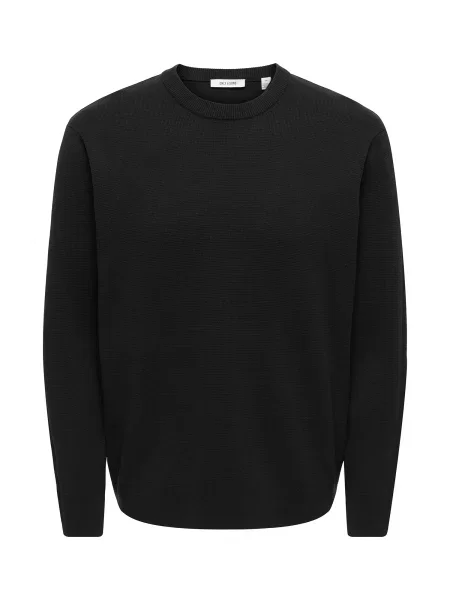 Only & Sons Pulover ONSTing' negru