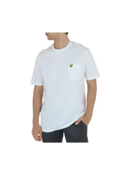Koszulka Lyle & Scott klasyczna biała