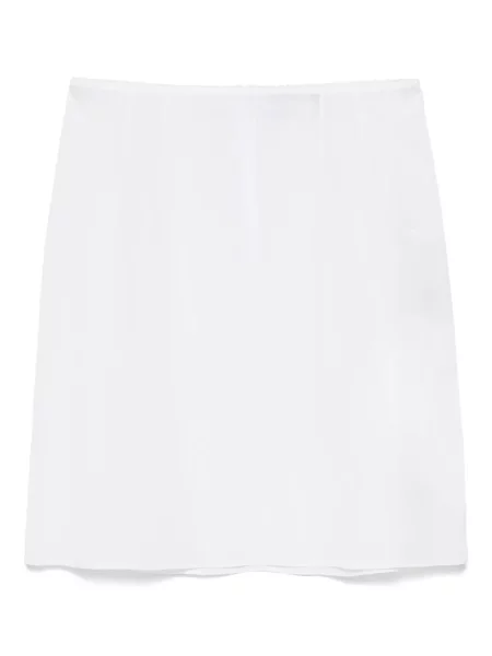 Fusta mini Dolce & Gabbana transparente alb