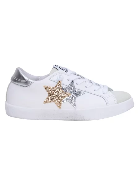 Sneakersy 2star skórzane białe