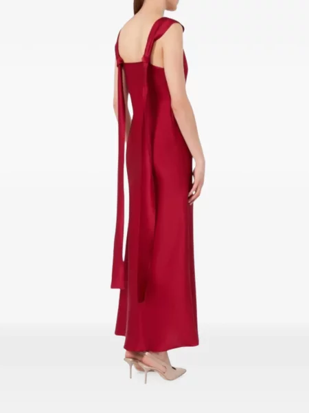 Rochie Max Mara din satin roșu
