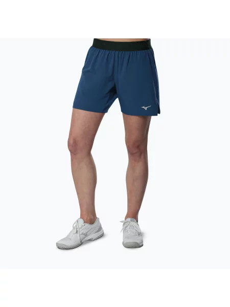 Pantaloni scurți de alergare pentru femei Mizuno Core estate blue albastru