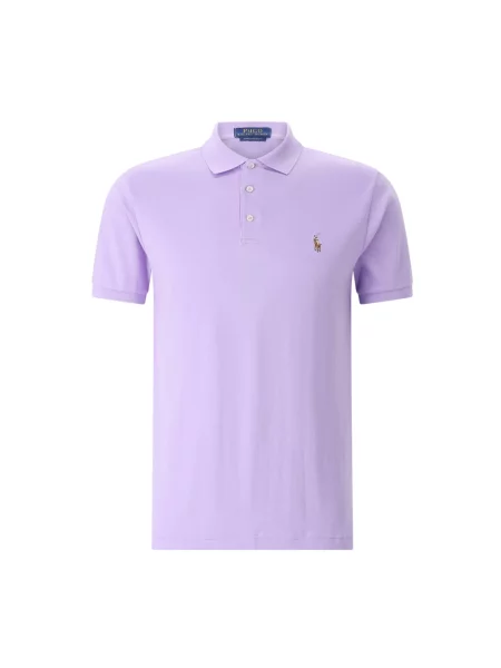 Koszulka polo Polo Ralph Lauren fioletowa