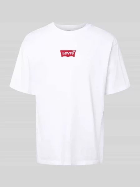 T-shirt o kroju regular fit z czystej bawełny Levi's biała