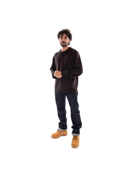 Koszulka polo Timberland brązowa