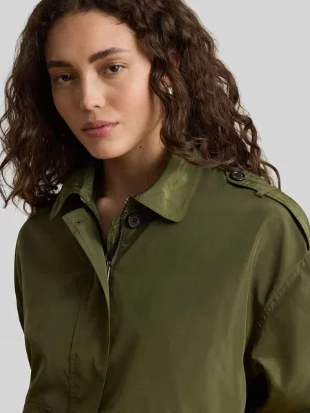 Kurtka Lauren Ralph Lauren z paskiem oliwkowa