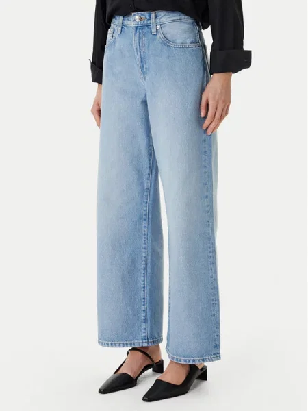 Calvin Klein Jeans Džinsai Wide Leg mėlyna