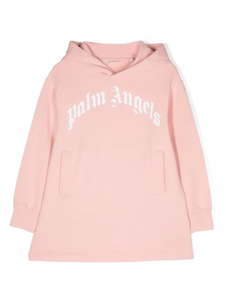 Bluza z kapturem dziecięca Palm Angels różowa